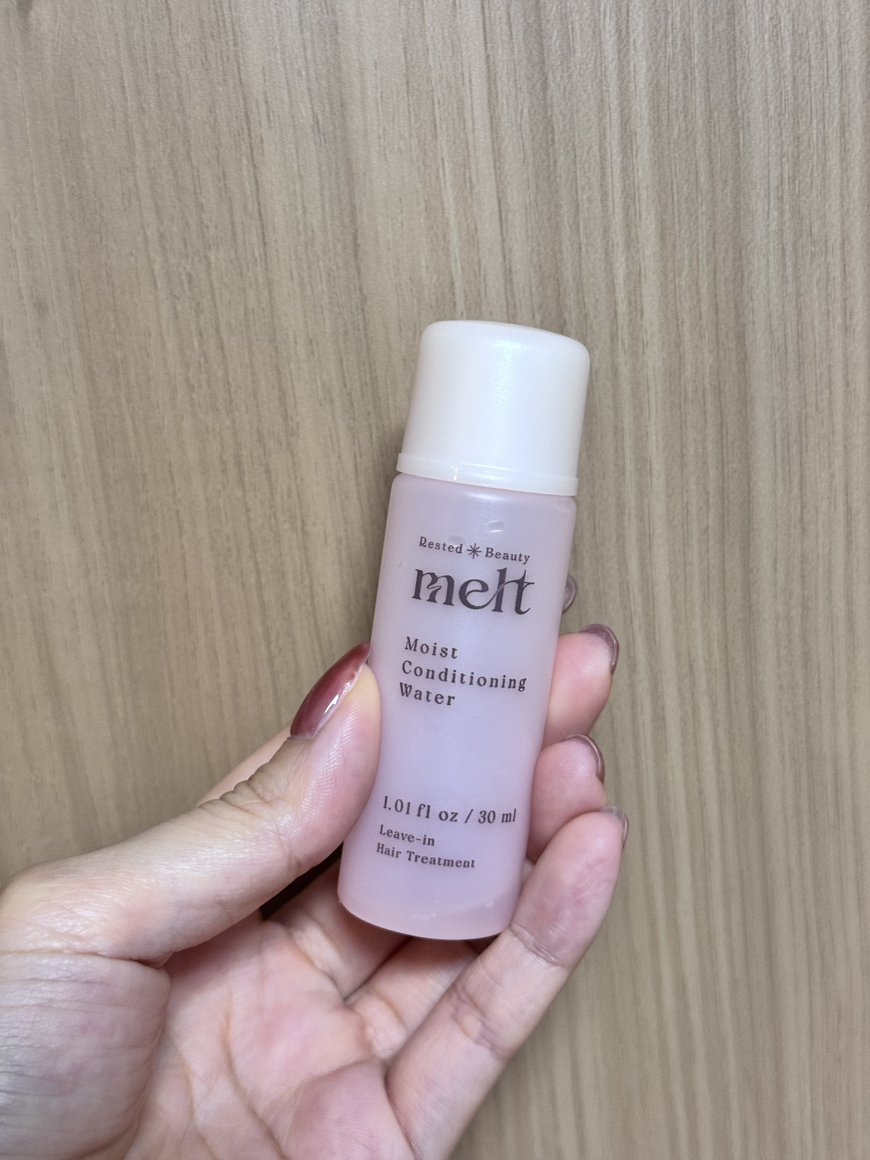 メルト モイストコンディショニングウォーター ミニサイズ 30mL/melt/アウトバストリートメントを使ったクチコミ（1枚目）
