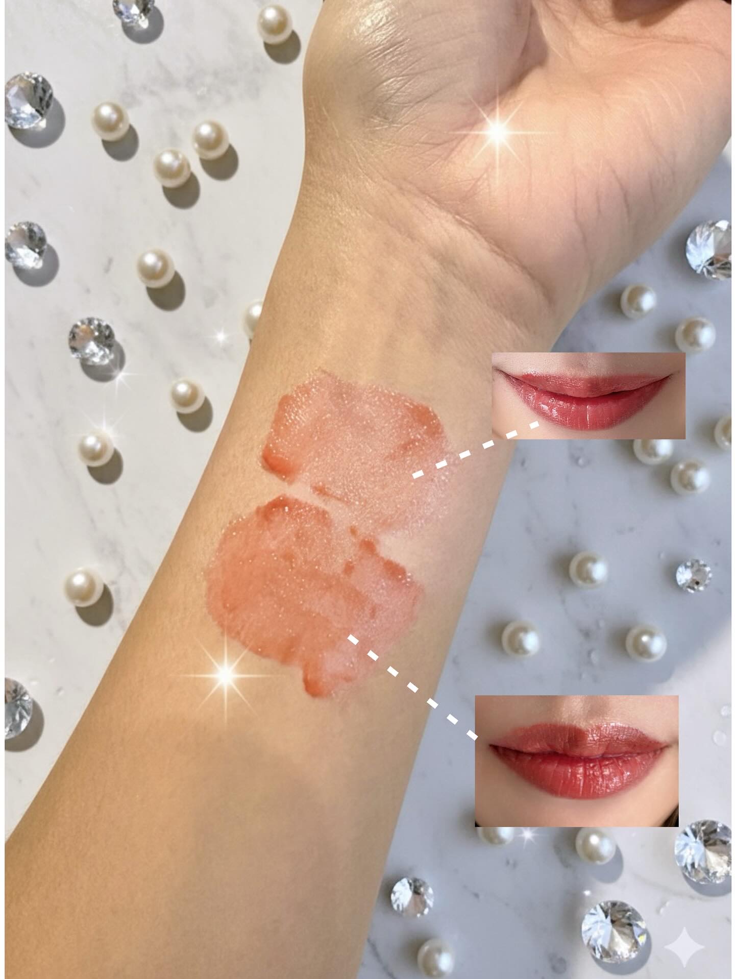 ジェリームーングロウティント/moonshot/リップグロスを使ったクチコミ（2枚目）