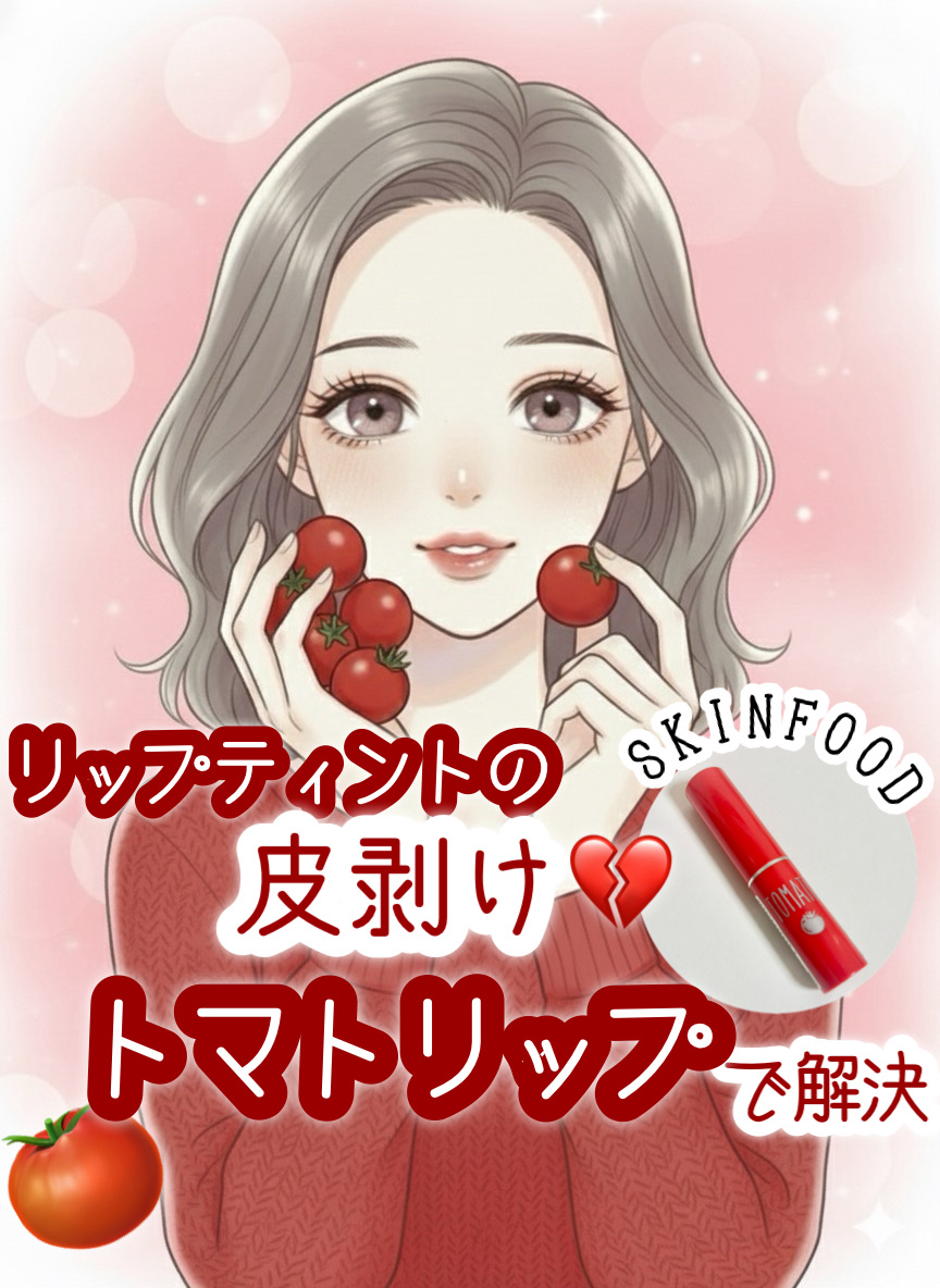 トマト ジェリー ティント リップ #2 美人ピンク/SKINFOOD/リップティントを使ったクチコミ（1枚目）