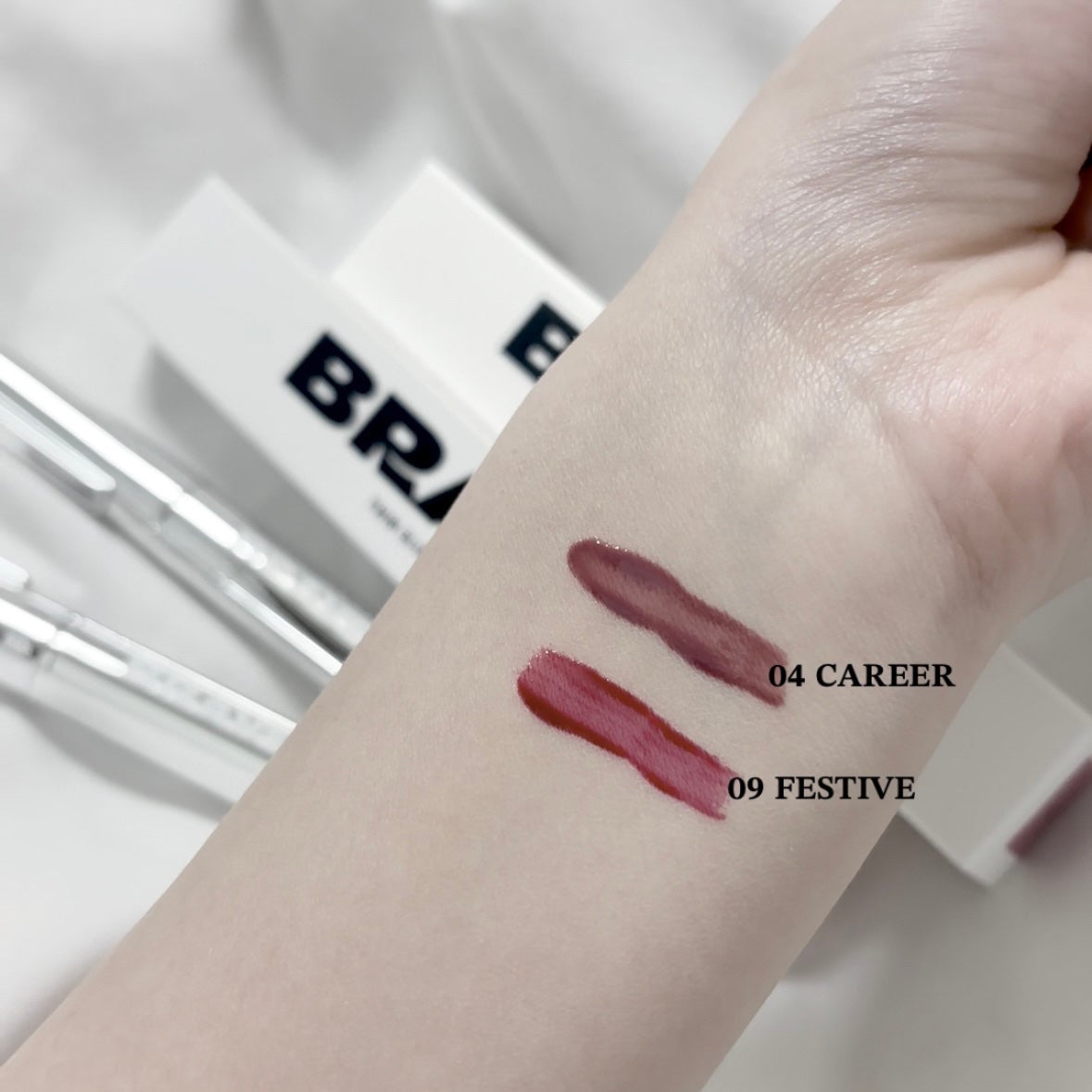 THIN GLOW TINT/BRAYE/口紅を使ったクチコミ(2枚目)