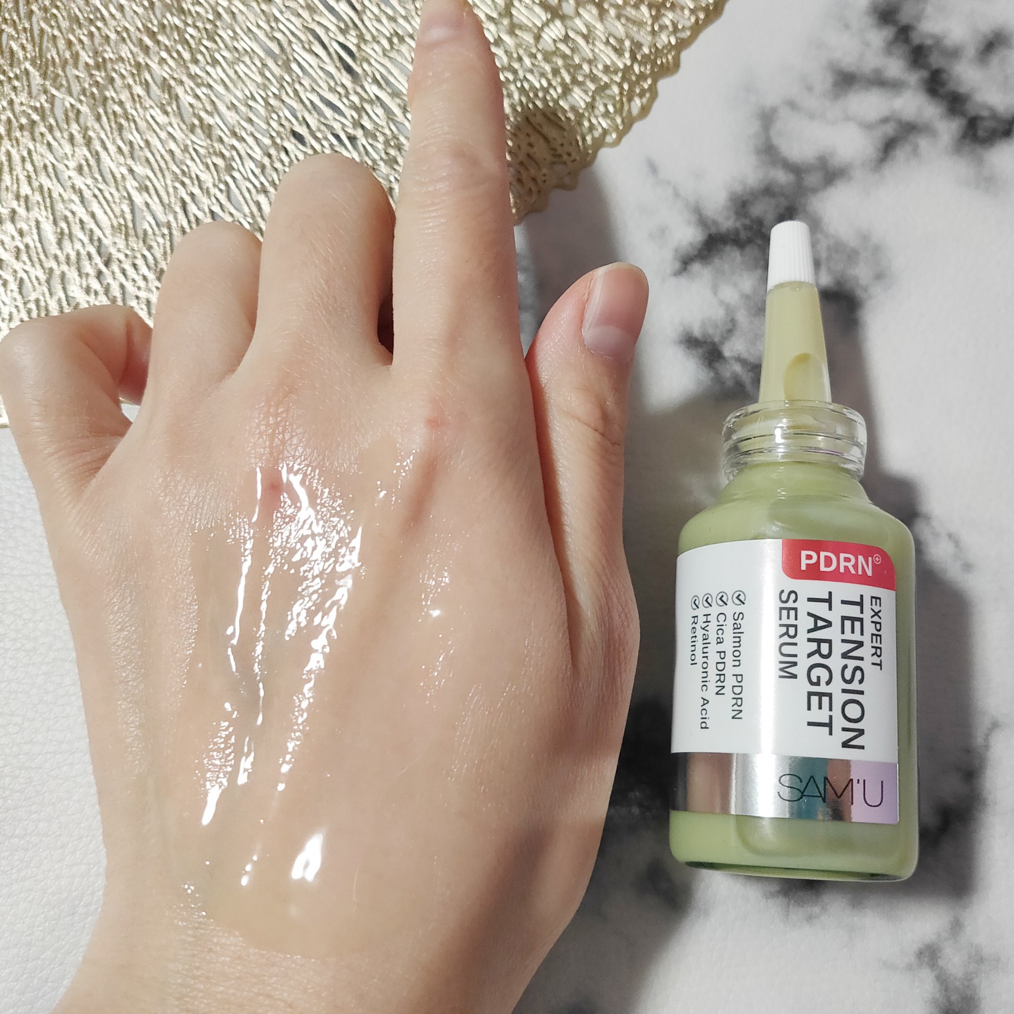 PDRNエキスパートテンションターゲットセラム/SAM'U/美容液を使ったクチコミ（3枚目）