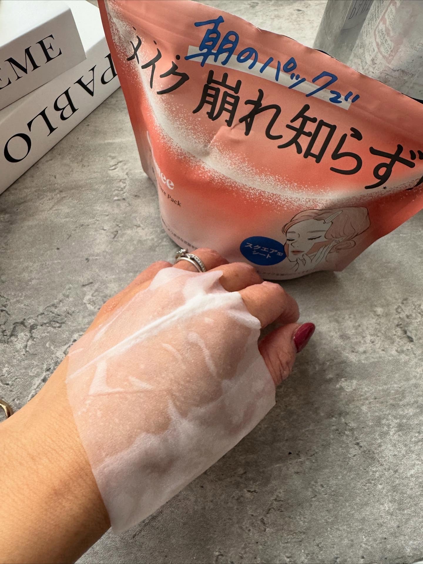 Calamee メイクキープスクエアパック/Calamee/シートマスク・パックを使ったクチコミ（3枚目）