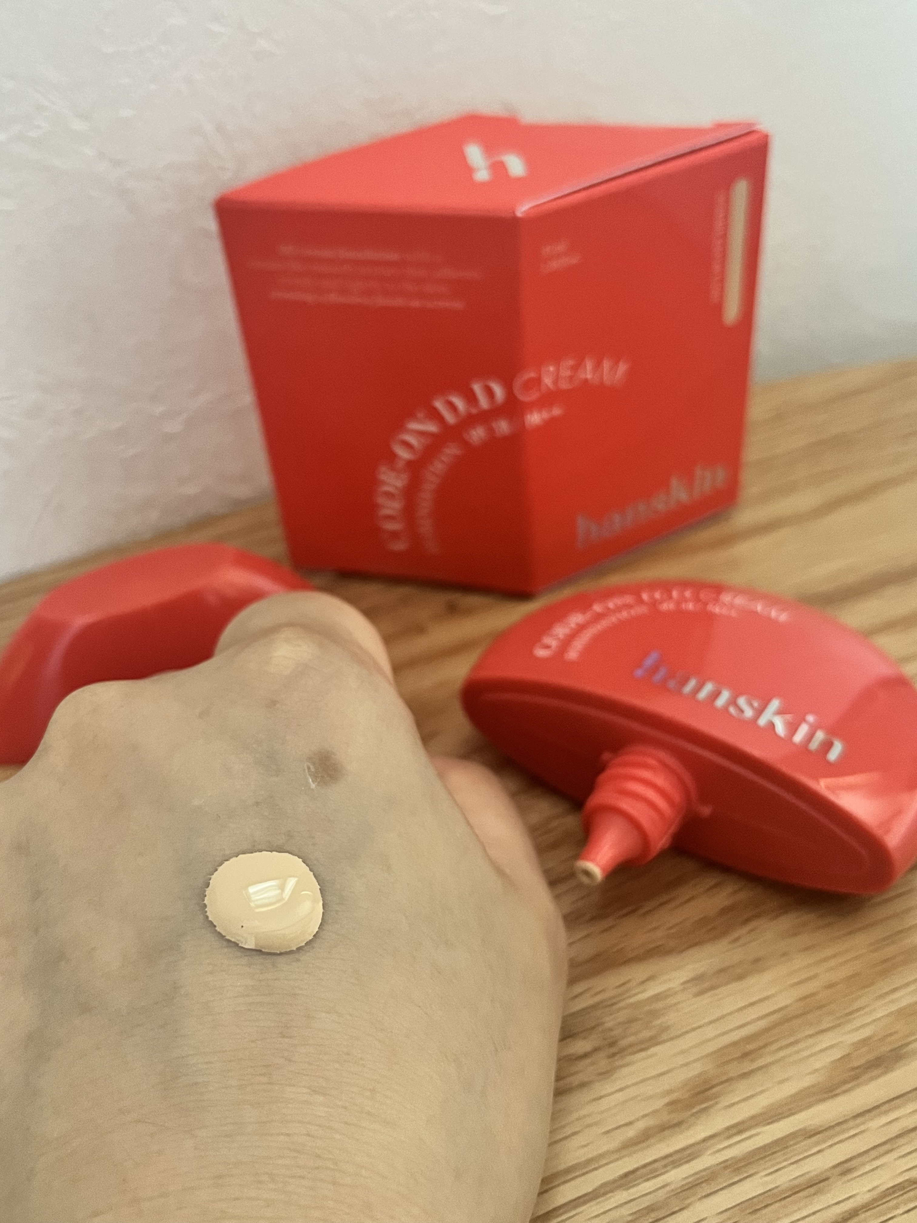 CODEON DDクリームファンデーション/ハンスキン/クリーム・エマルジョンファンデーションを使ったクチコミ（3枚目）