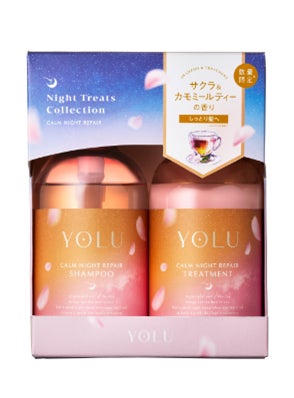 ヨル トリーツ スプリング カームナイトリペアシャンプー・トリートメント / YOLU
