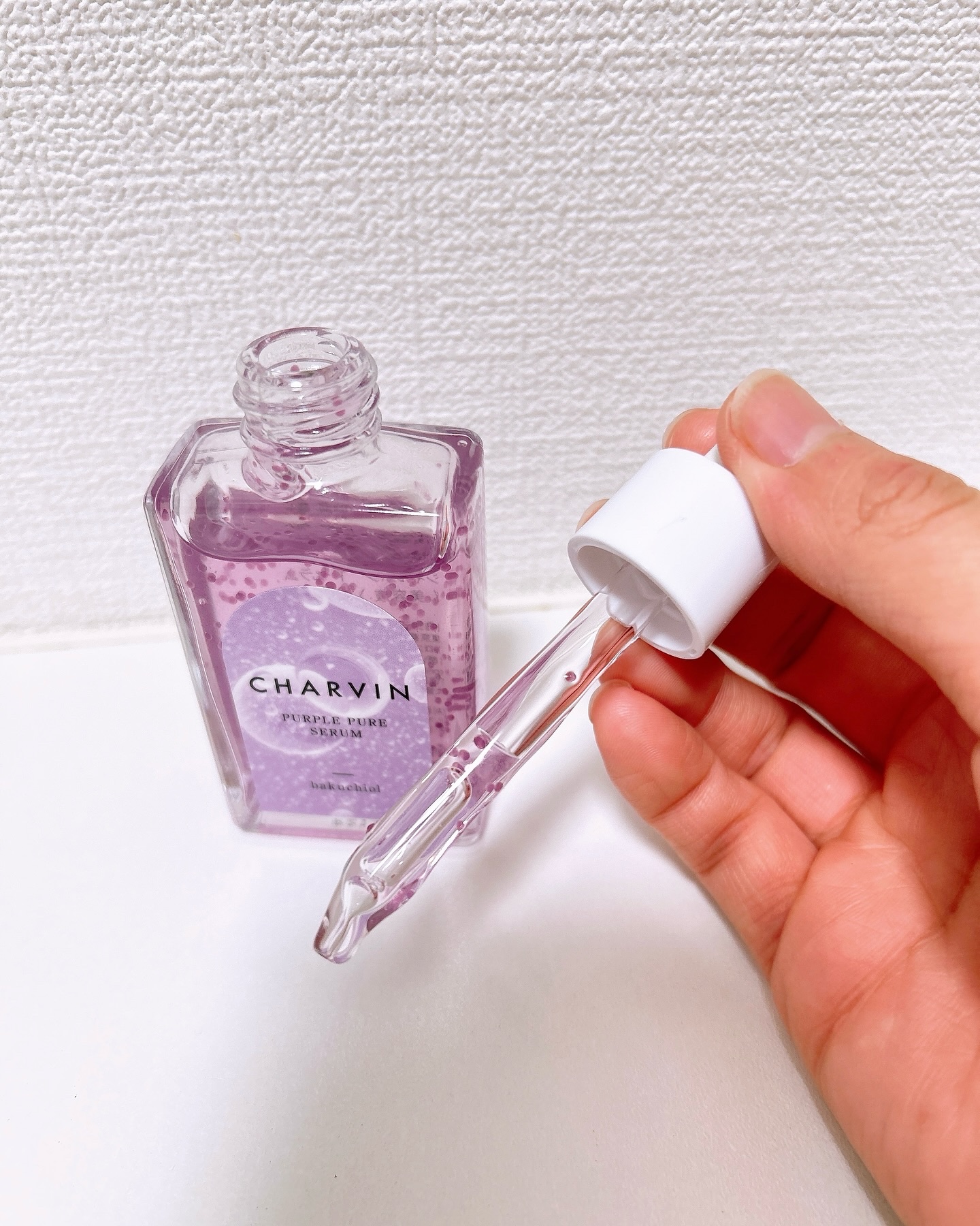PURPLE PURE SERUM/CHARVIN/美容液を使ったクチコミ（3枚目）