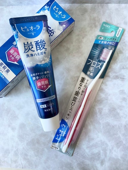 ピュオーラ 炭酸ハミガキ【医薬部外品】/ピュオーラ/歯磨き粉を使ったクチコミ(2枚目)