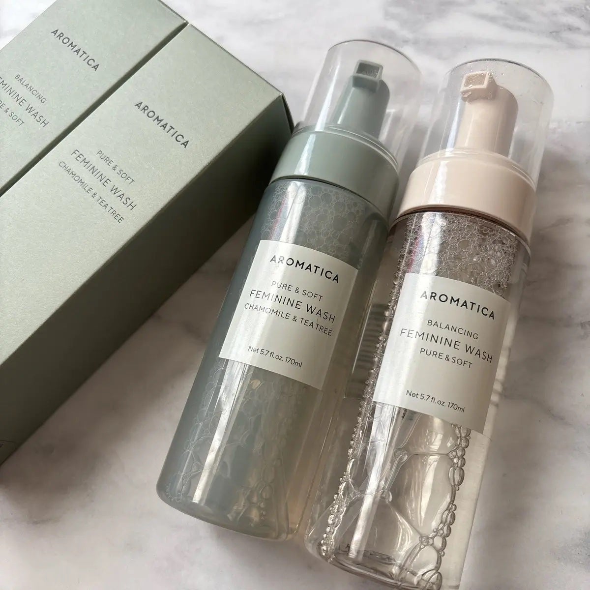 ピュア&ソフトフェミニンウォッシュ /AROMATICA/デリケートゾーンケアを使ったクチコミ(1枚目)