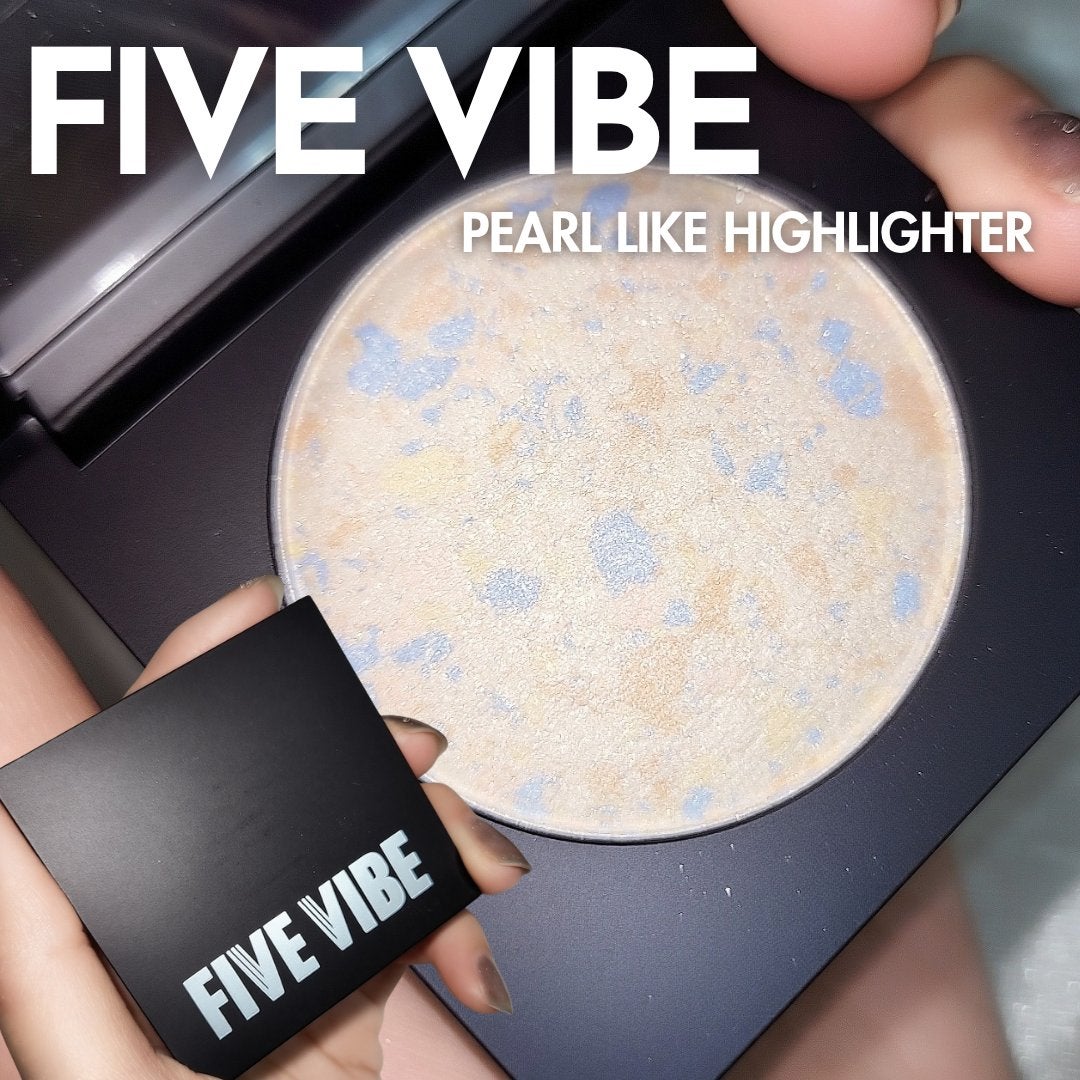 パールライクハイライター/FIVE VIBE/パウダーハイライトを使ったクチコミ(1枚目)
