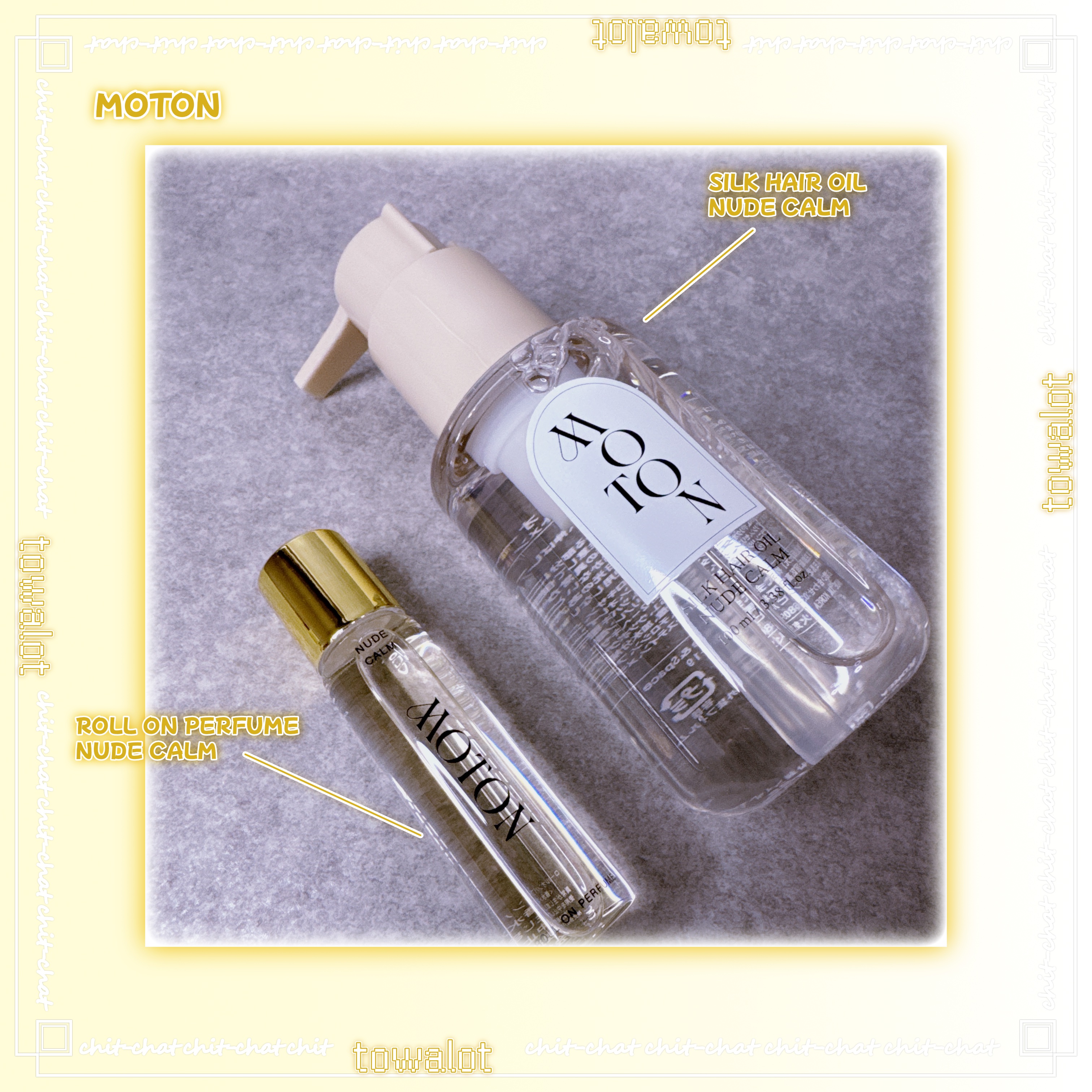 MOTON シルクヘアオイル ヌードカルム/MOTON/ヘアオイルを使ったクチコミ（2枚目）