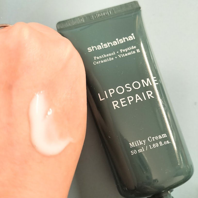 リポソームリペア ミルキークリーム/shaishaishai/フェイスクリームを使ったクチコミ（2枚目）