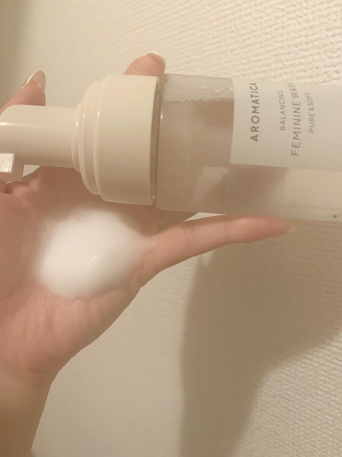 ピュア＆ソフトフェミニンウォッシュ /AROMATICA/デリケートゾーンケアを使ったクチコミ（3枚目）