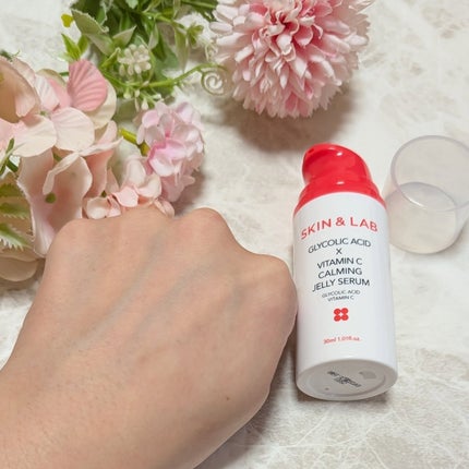 グリコール酸×ビタミンC カーミングゼリーセラム/SKIN&LAB/美容液を使ったクチコミ(5枚目)