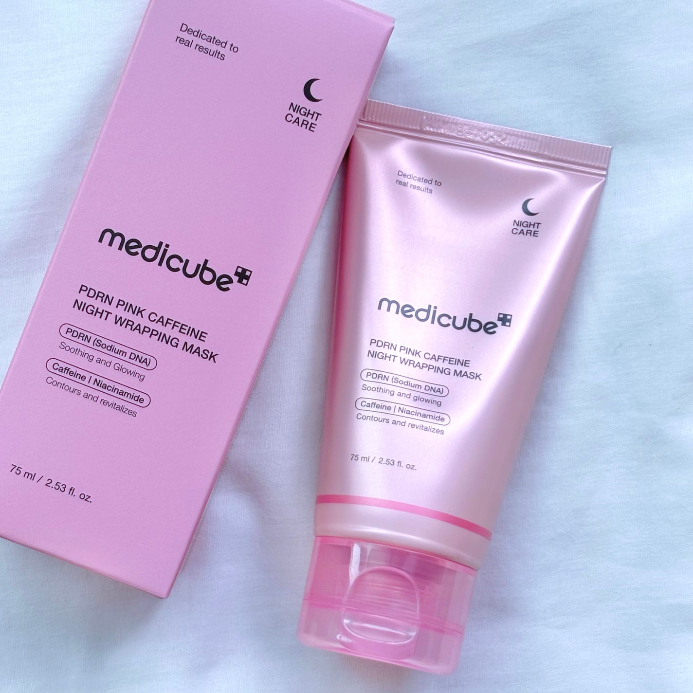 PDRNピンクカフェインナイトラッピングマスク/MEDICUBE/洗い流すパック・マスクを使ったクチコミ(6枚目)