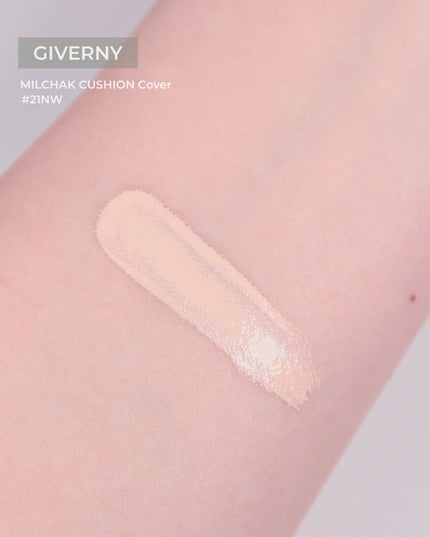 ジヴェルニー 密着カバークッション/GIVERNY/クッションファンデーションを使ったクチコミ(3枚目)