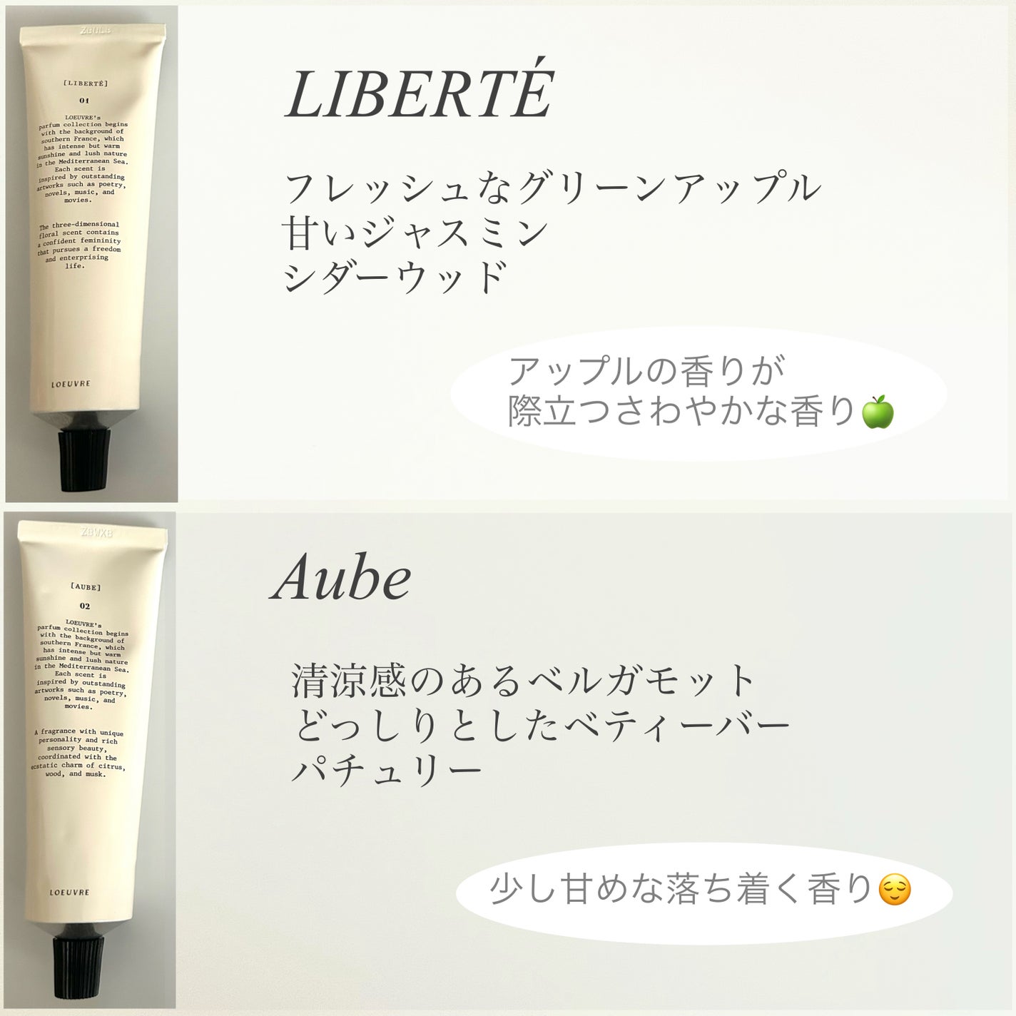 LIBERTE PARFUM HAND CREAM/LOEUVRE/ハンドクリームを使ったクチコミ(2枚目)