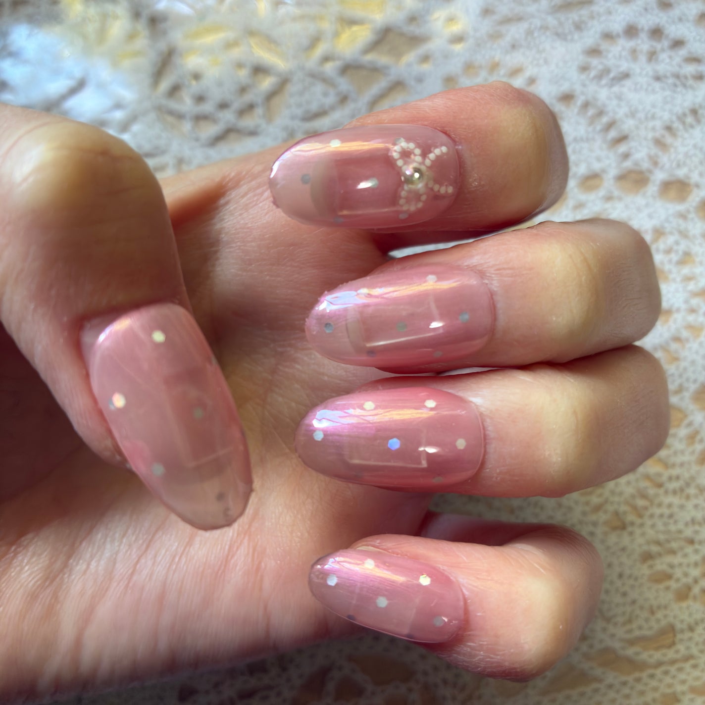 ジェルネイル(ライト対応)/セリア/ジェルネイルを使ったクチコミ(3枚目)