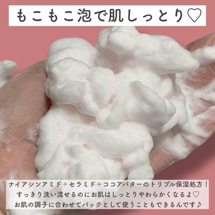 ムファバターヴィーガンパッククレンザー/WHIPPED/その他洗顔料を使ったクチコミ(5枚目)