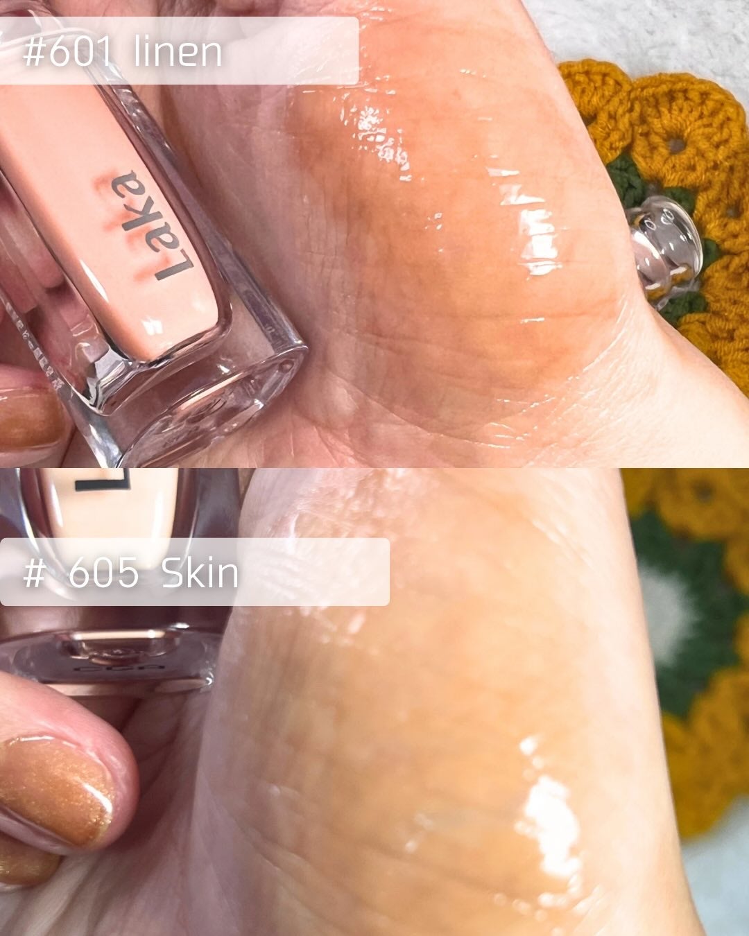 ラカ マキシグレイヤーティント/Laka/リップティントを使ったクチコミ(2枚目)