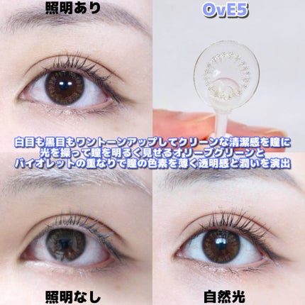 OvE(オヴィ) 1day/OvE/ワンデー(1DAY)カラコンを使ったクチコミ(5枚目)