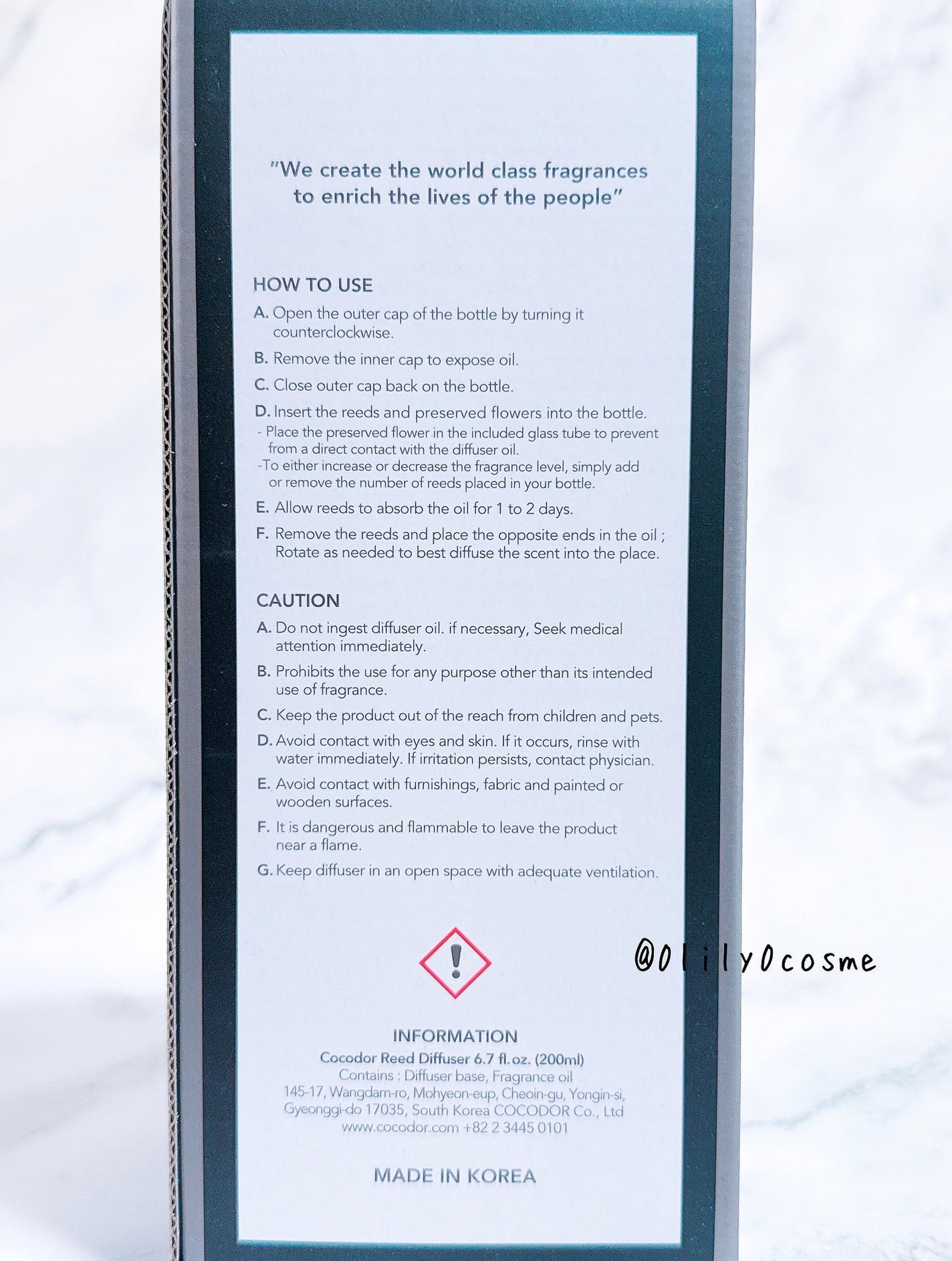 シグネチャー リードディフューザー リフレッシング エア/COCODOR/その他を使ったクチコミ(2枚目)