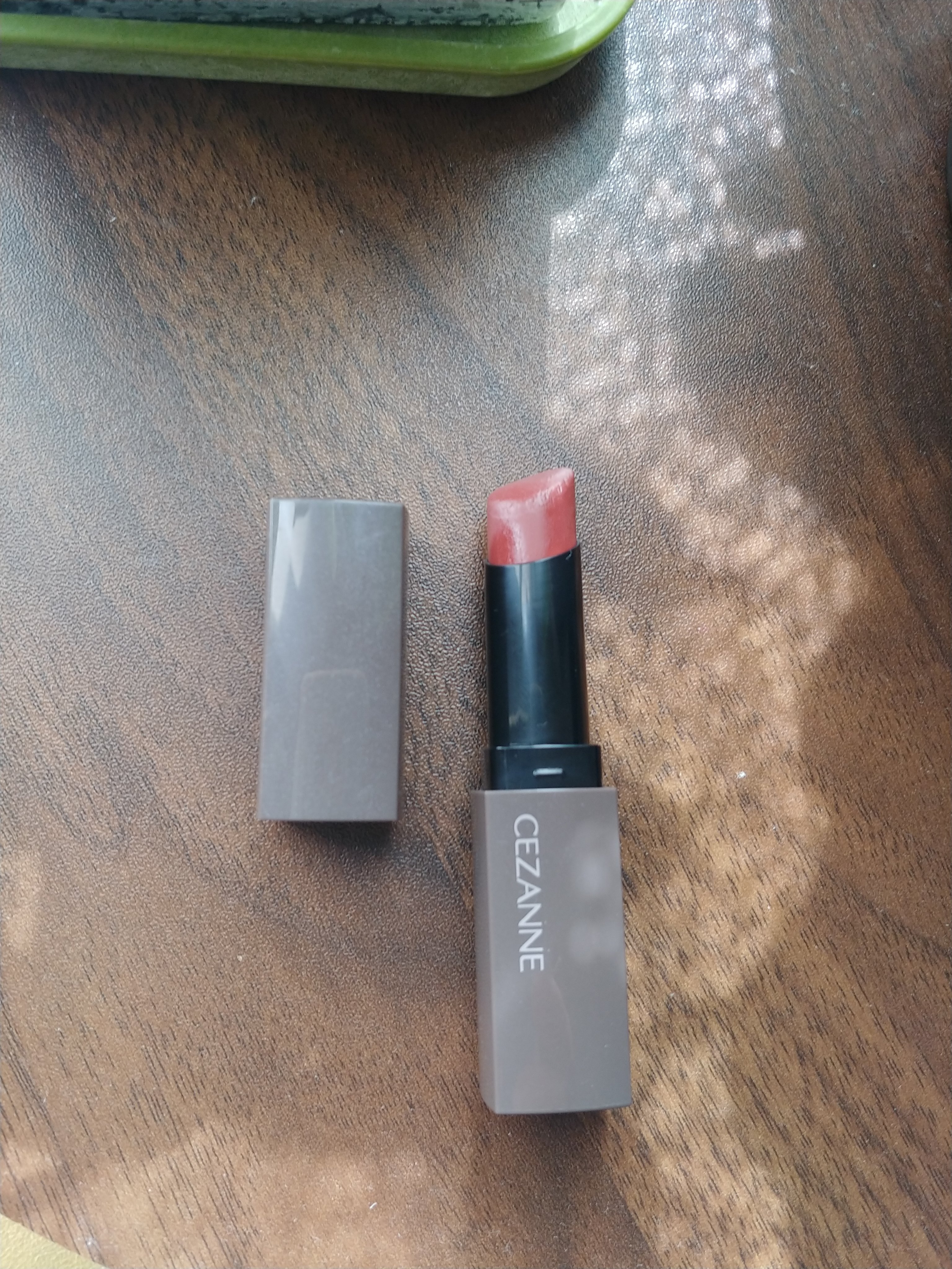 リップカラーシールド 01 フィグブラウン/CEZANNE/口紅を使ったクチコミ（1枚目）