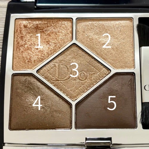 ディオールショウ サンク クルール/Dior/アイシャドウを使ったクチコミ(2枚目)