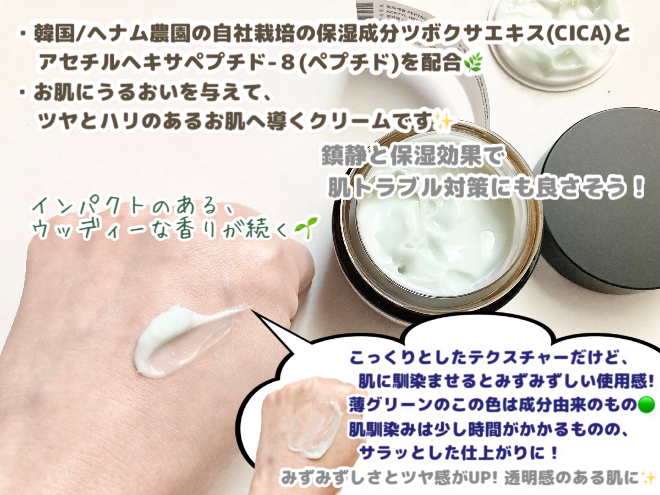 へナム404ペプタシカクリーム/TOUN28/フェイスクリームを使ったクチコミ（2枚目）