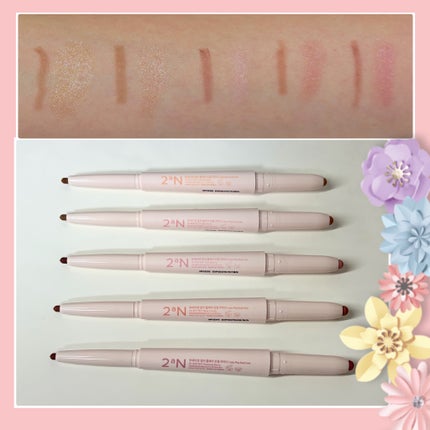 カラープレイデュアルライナー/2aN/スティックアイシャドウを使ったクチコミ(3枚目)