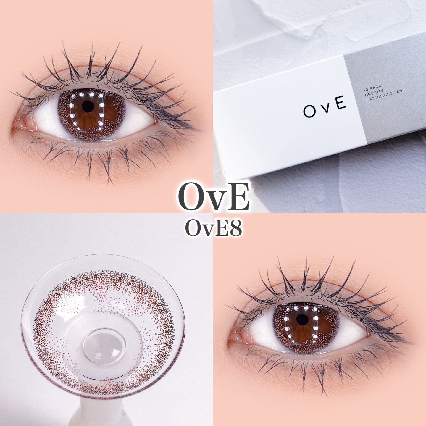 OvE（オヴィ） 1day OvE８/OvE/ワンデー（１DAY）カラコンを使ったクチコミ（1枚目）