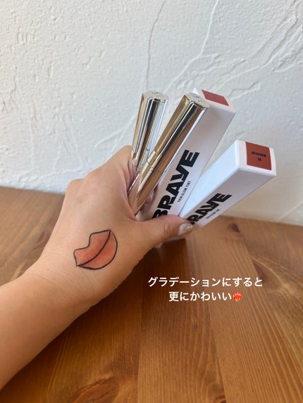 THIN GLOW TINT/BRAYE/口紅を使ったクチコミ(6枚目)