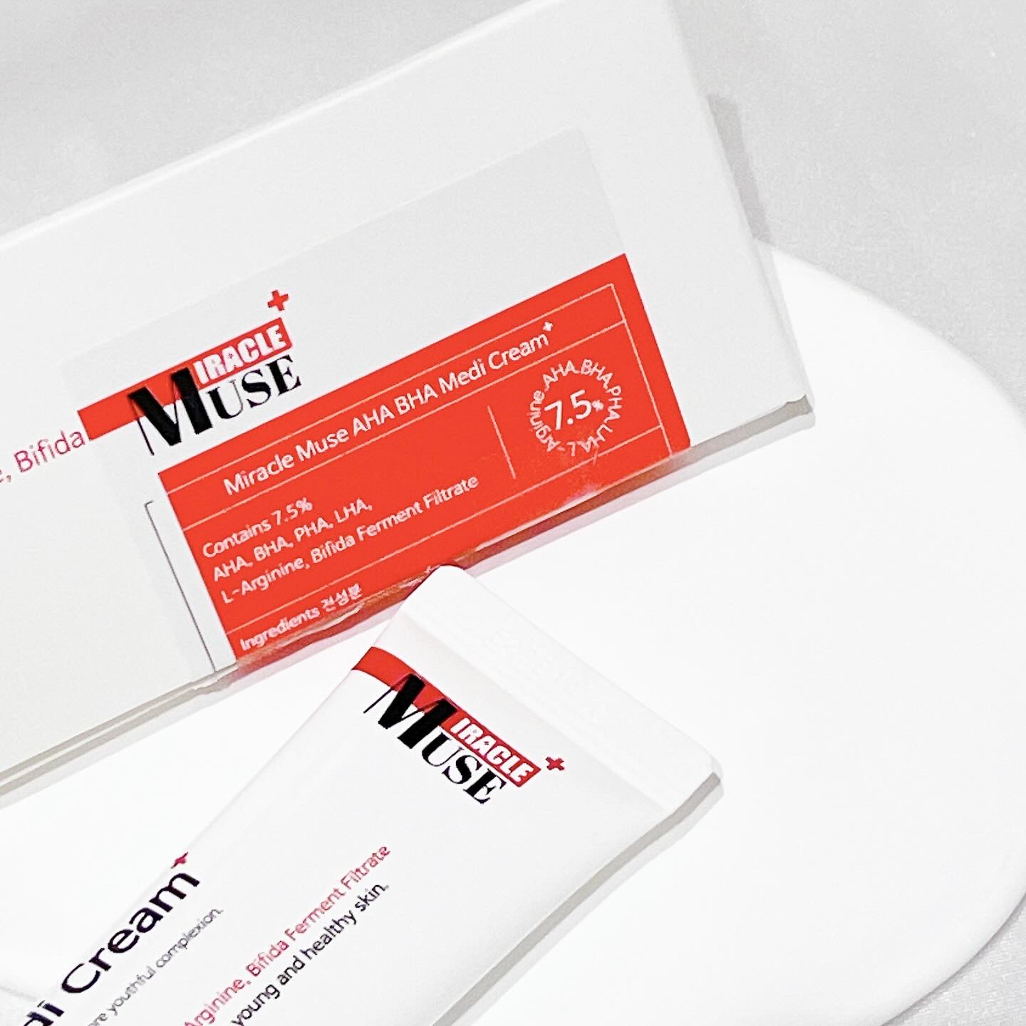 AHA BHA Medi Cream/MIRACLE MUSE/フェイスクリームを使ったクチコミ（2枚目）