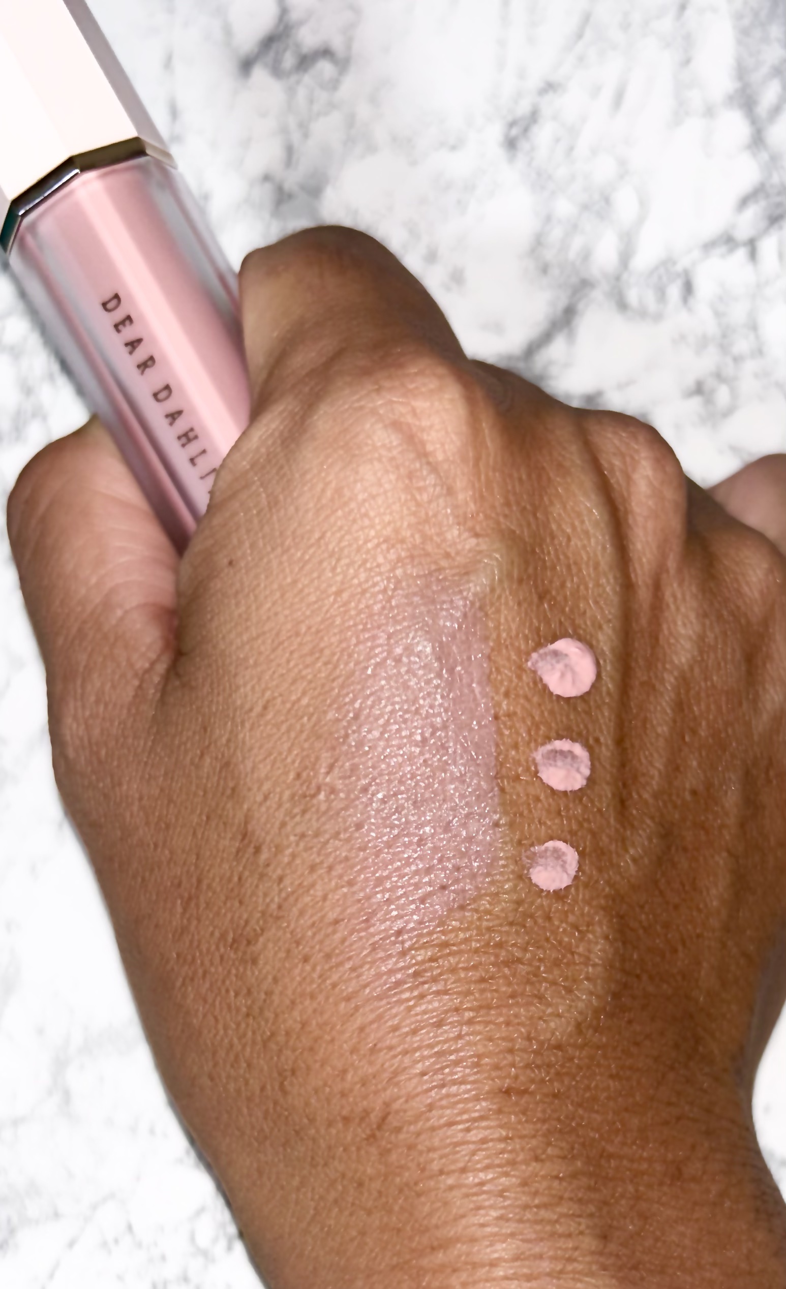 ペタルドロップリキッドブラッシャー/DEAR DAHLIA/リキッドチークを使ったクチコミ（2枚目）