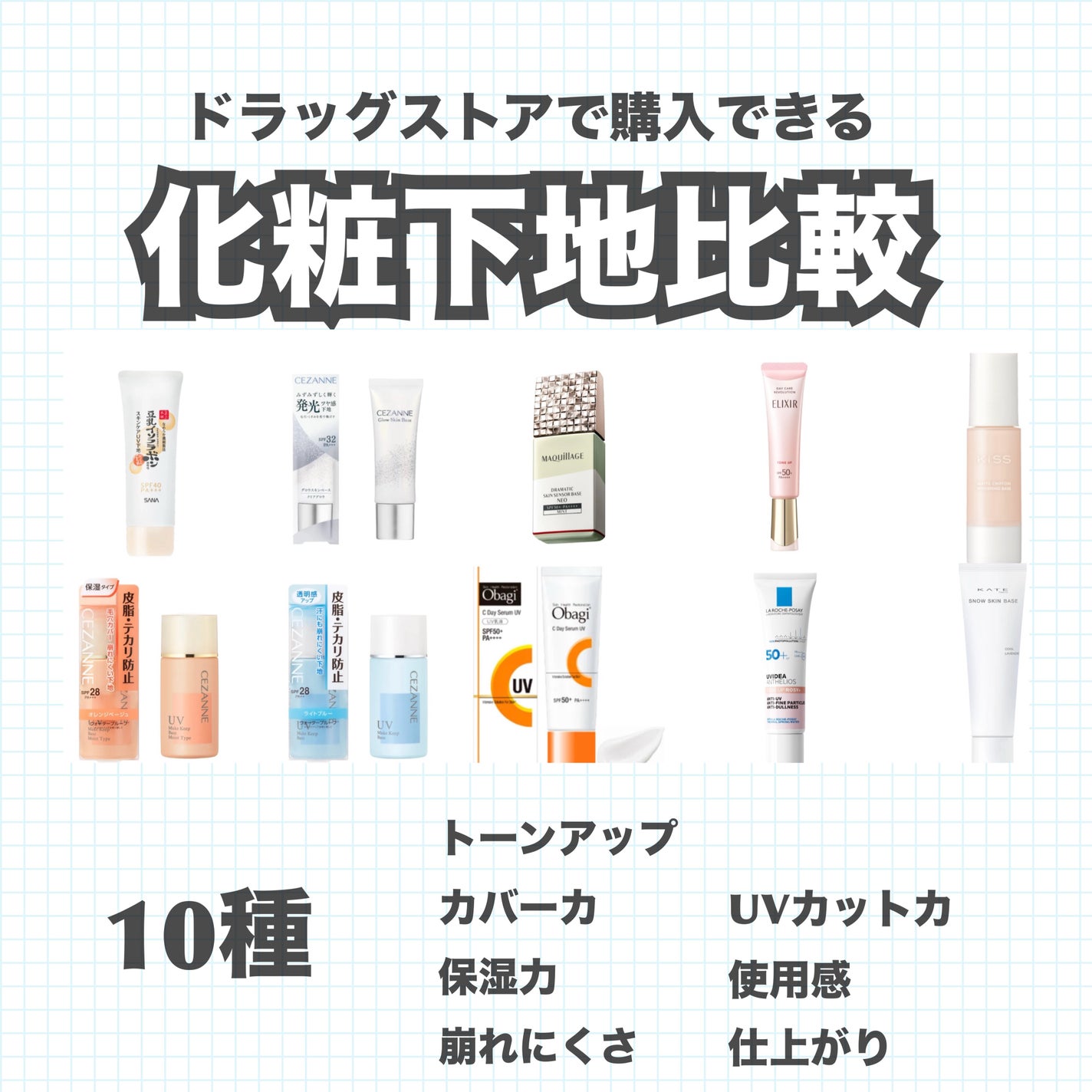 マットシフォン UVホワイトニングベースN/KiSS/化粧下地を使ったクチコミ(1枚目)