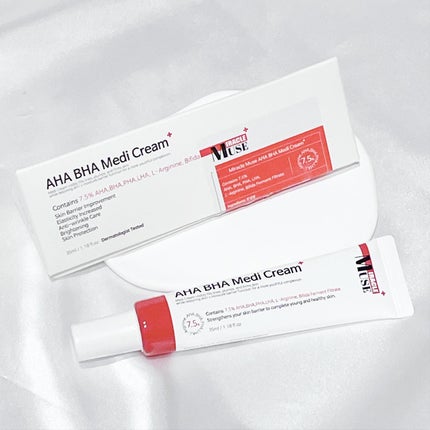 AHA BHA Medi Cream/MIRACLE MUSE/フェイスクリームを使ったクチコミ(1枚目)