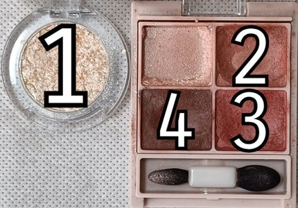 ルックアット マイアイジュエル/ETUDE/単色アイシャドウを使ったクチコミ(4枚目)