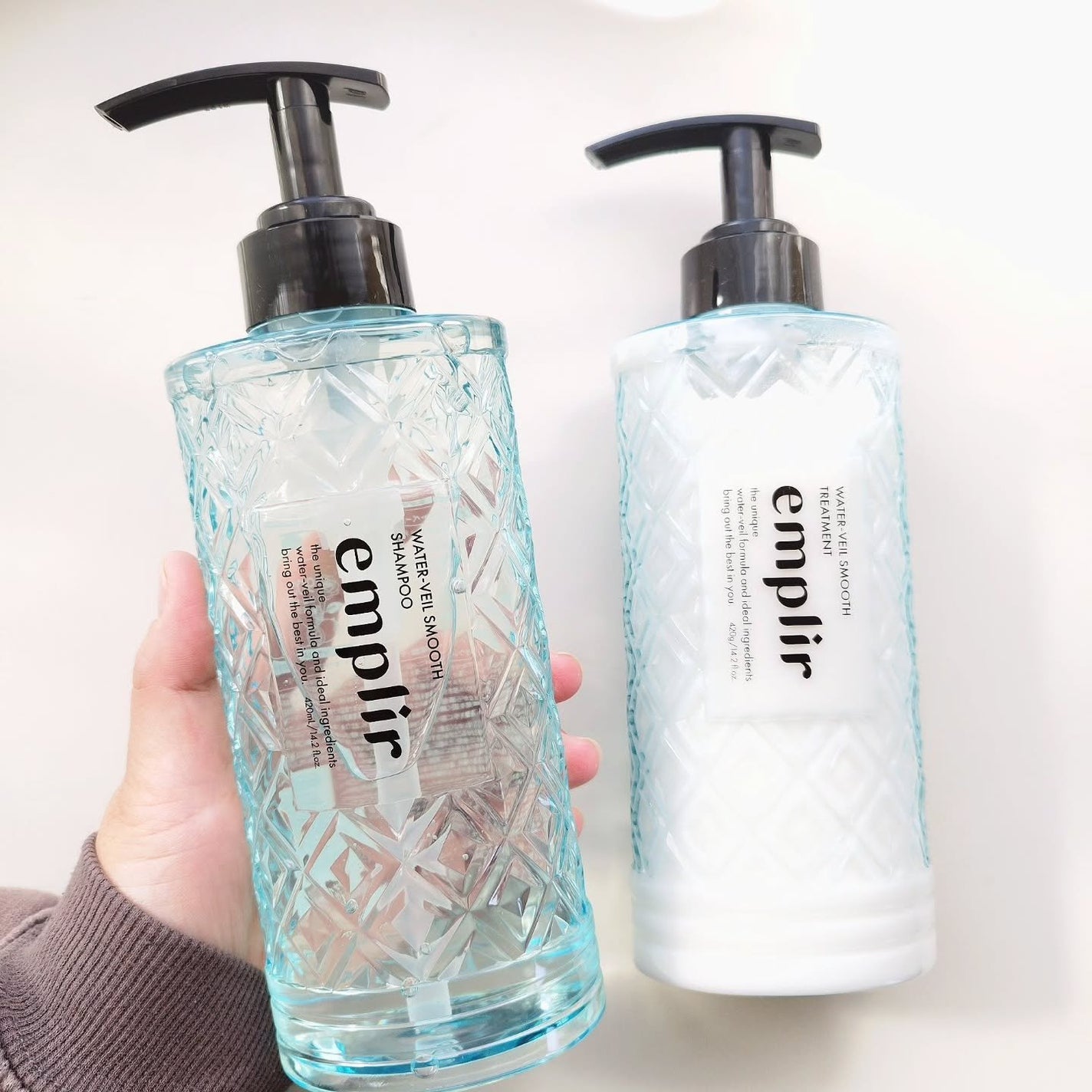 ウォーターベール スムース シャンプー/トリートメント/emplir/市販シャンプーを使ったクチコミ(2枚目)