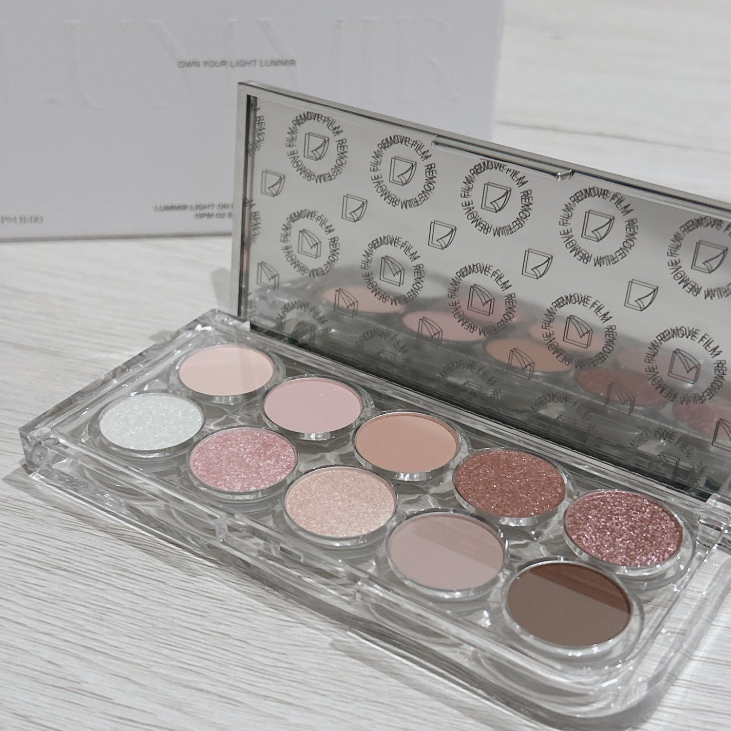 ライトオンアイズシャドウパレット/ルミル/アイシャドウパレットを使ったクチコミ(2枚目)