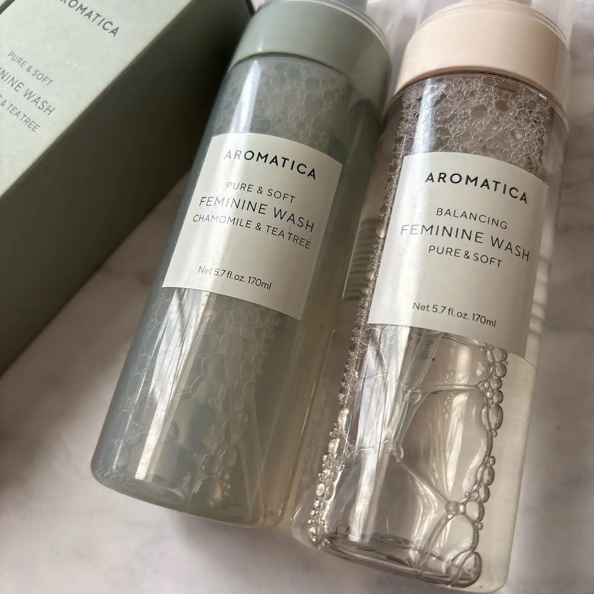 ピュア&ソフトフェミニンウォッシュ /AROMATICA/デリケートゾーンケアを使ったクチコミ(2枚目)