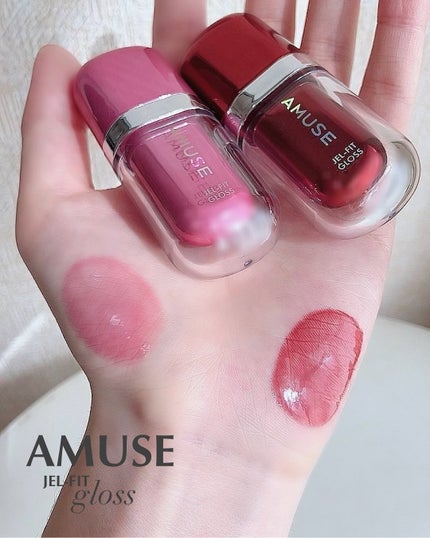 ジェルフィットグロス/AMUSE/リップグロスを使ったクチコミ(3枚目)