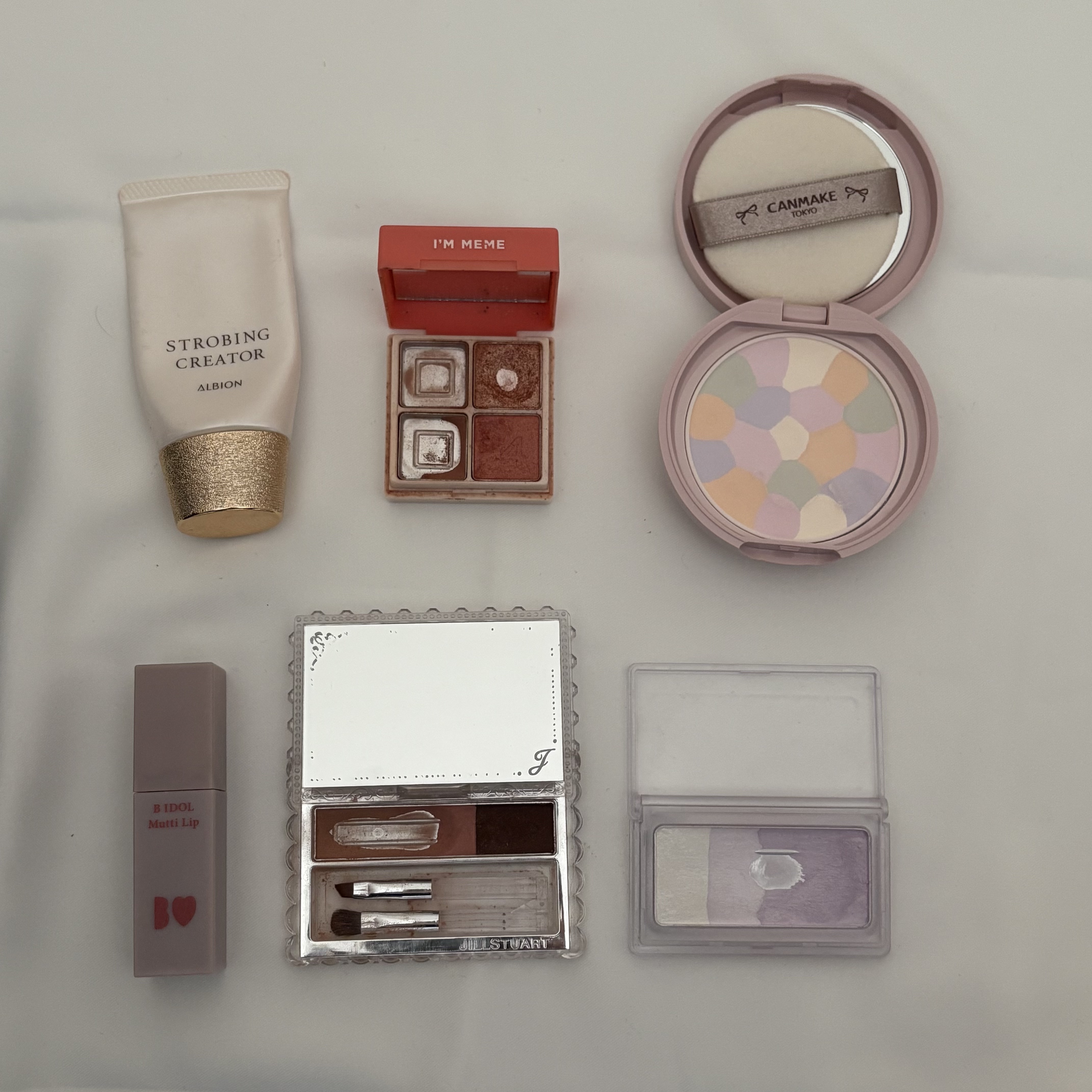 ハイライトカラー・ラベンダー/無印良品/パウダーハイライトを使ったクチコミ（1枚目）