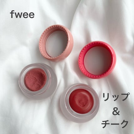 リップアンドチーク ブラーリープリンポット/fwee/口紅を使ったクチコミ(1枚目)