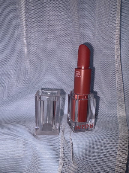 フェザーマットリップスティック/INTO U/口紅を使ったクチコミ(1枚目)