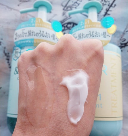 アンドペア コントロール モイスト 2in1 シャンプー&ヘアトリートメント/&PAIR/市販シャンプーを使ったクチコミ(4枚目)