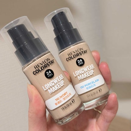 カラーステイ ロングウェア メイクアップ/REVLON/リキッドファンデーションを使ったクチコミ(1枚目)