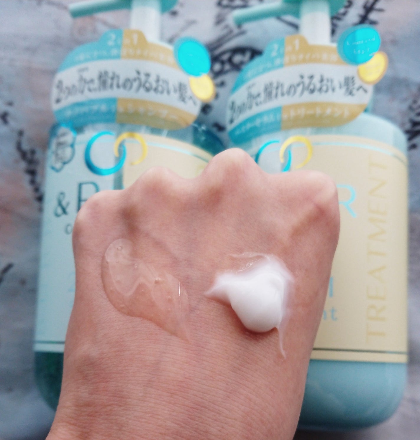 アンドペア コントロール モイスト 2in1 シャンプー&ヘアトリートメント/&PAIR/市販シャンプーを使ったクチコミ(3枚目)