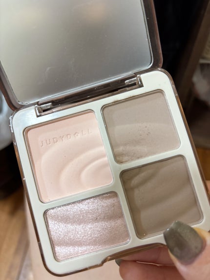 JUDYDOLL メリハリマスターパレット/JUDYDOLL/パウダーハイライトを使ったクチコミ(1枚目)