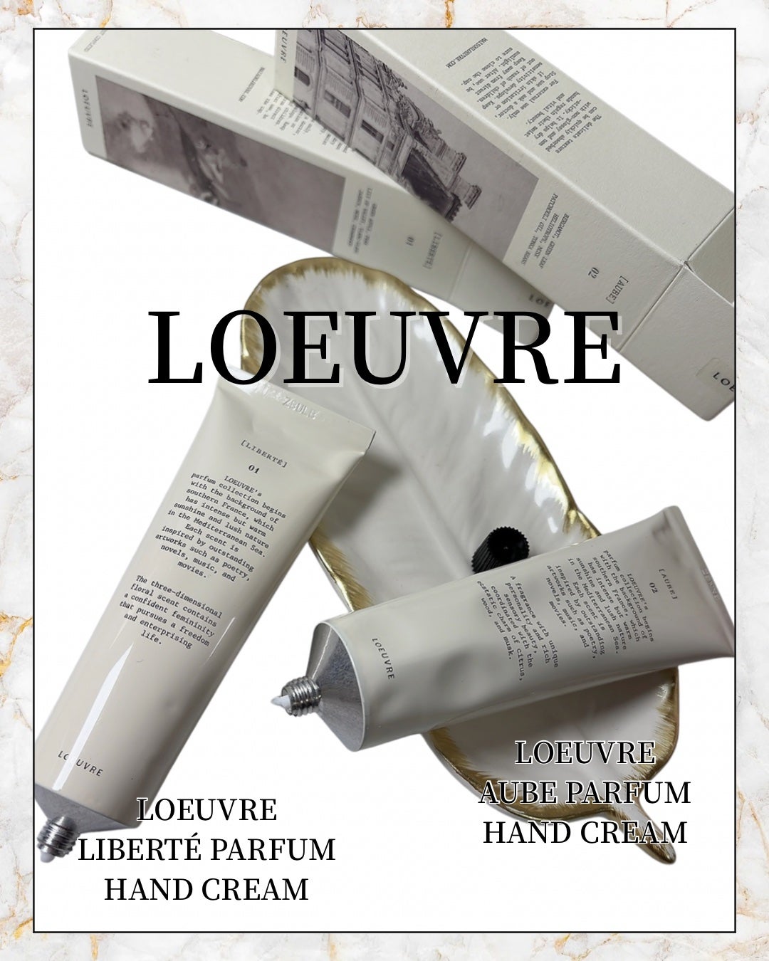 LIBERTE PARFUM HAND CREAM/LOEUVRE/ハンドクリームを使ったクチコミ(1枚目)