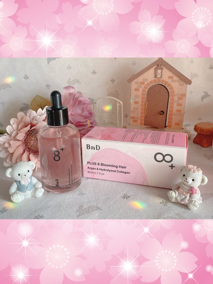 8+ブルーミングヘアオイル ナチュラルフローラルの香り/BnD/ヘアオイルを使ったクチコミ(4枚目)