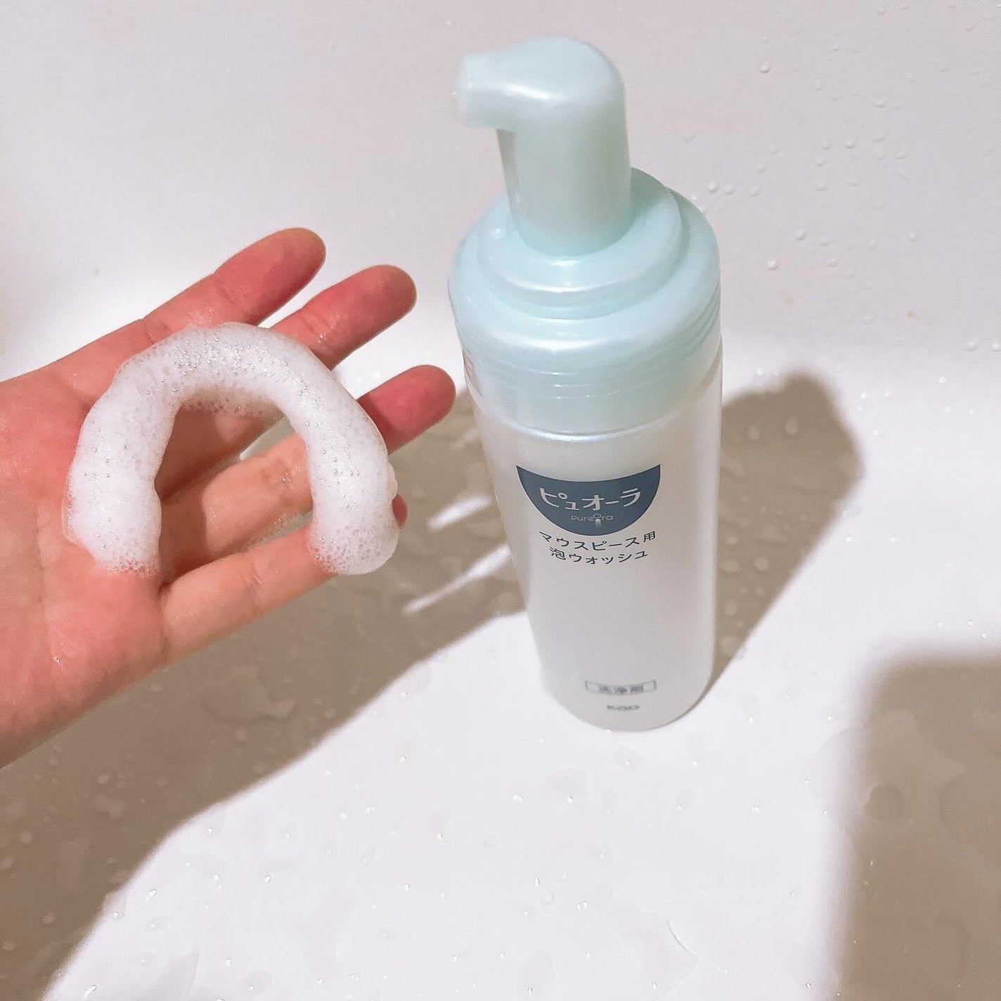 ピュオーラ マウスピース用泡ウォッシュ/ピュオーラ/その他オーラルケアを使ったクチコミ(4枚目)