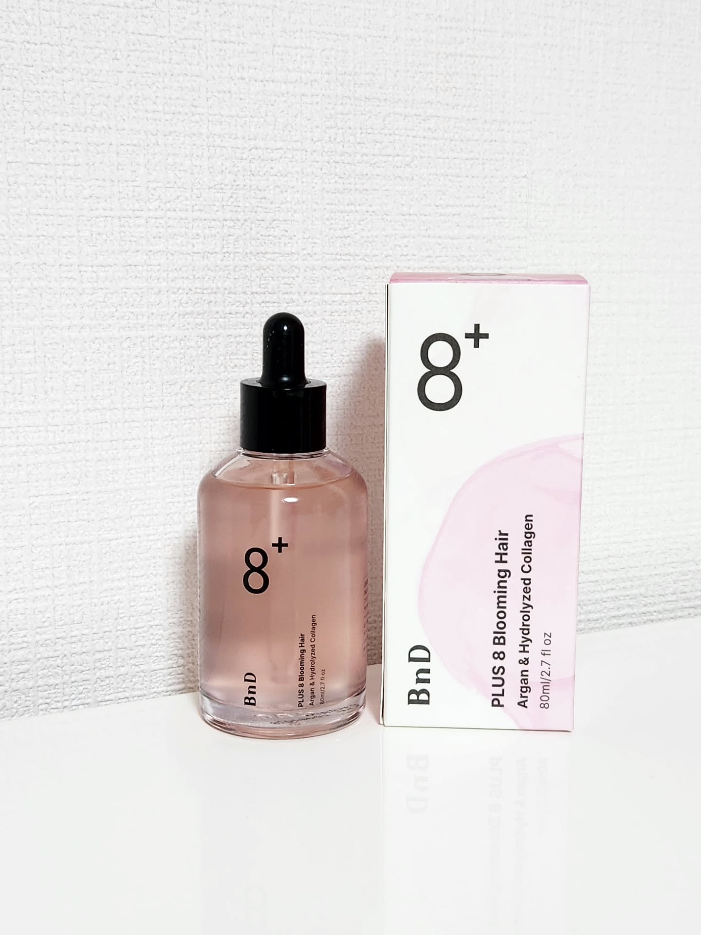 8+ブルーミングヘアオイル　ナチュラルフローラルの香り/BnD/ヘアオイルを使ったクチコミ（1枚目）